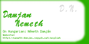damjan nemeth business card